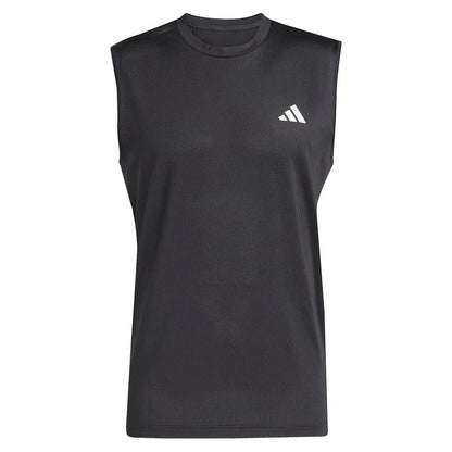 Men's Club Tennis Tank Black-Apparel-Adidas-JN7089-S25-1-Tennis Express
