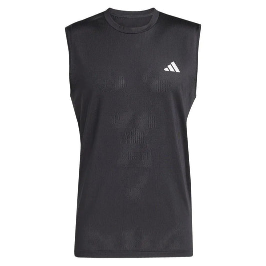 Men's Club Tennis Tank Black-Apparel-Adidas-JN7089-S25-1-Tennis Express
