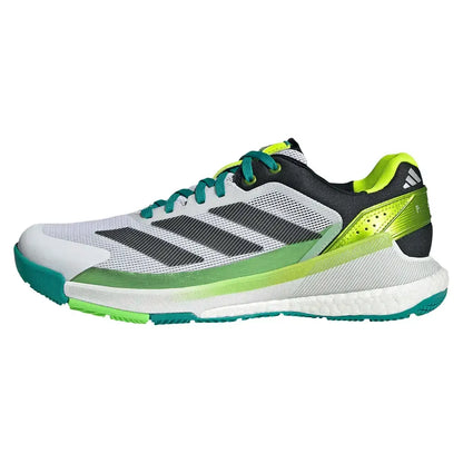 Men's Crazyquick Boost Padel Shoes Footwear White and Lime Burst