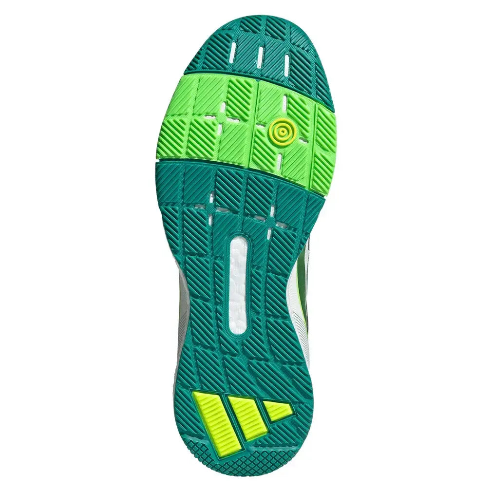 Men's Crazyquick Boost Padel Shoes Footwear White and Lime Burst
