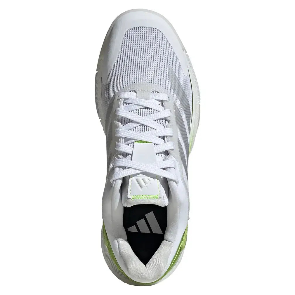 Women's Crazyquick Boost Padel Shoes Footwear White and Lucid Lemon