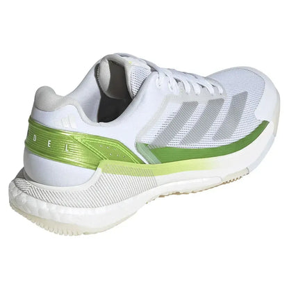Women's Crazyquick Boost Padel Shoes Footwear White and Lucid Lemon