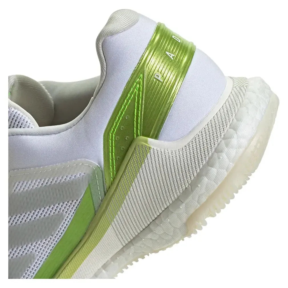 Women's Crazyquick Boost Padel Shoes Footwear White and Lucid Lemon