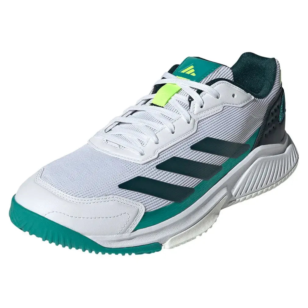 Men's Courtquick Padel Shoes Footwear White and Aurora Ivy-Footwear-Adidas-JP7232-F25-y-Tennis Express