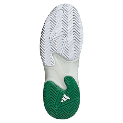 Men's Barricade 13 Leather Tennis Shoes Gold Metallic and Footwear White