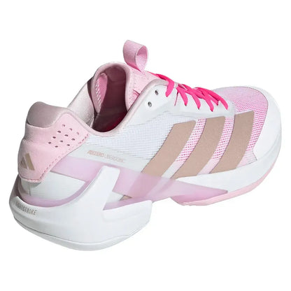 Women's adizero Ubersonic 5 Tennis Shoes Footwear White and Ash Pearl