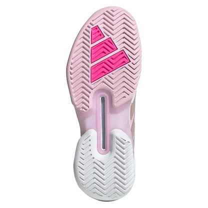 Women's adizero Ubersonic 5 Tennis Shoes Footwear White and Ash Pearl