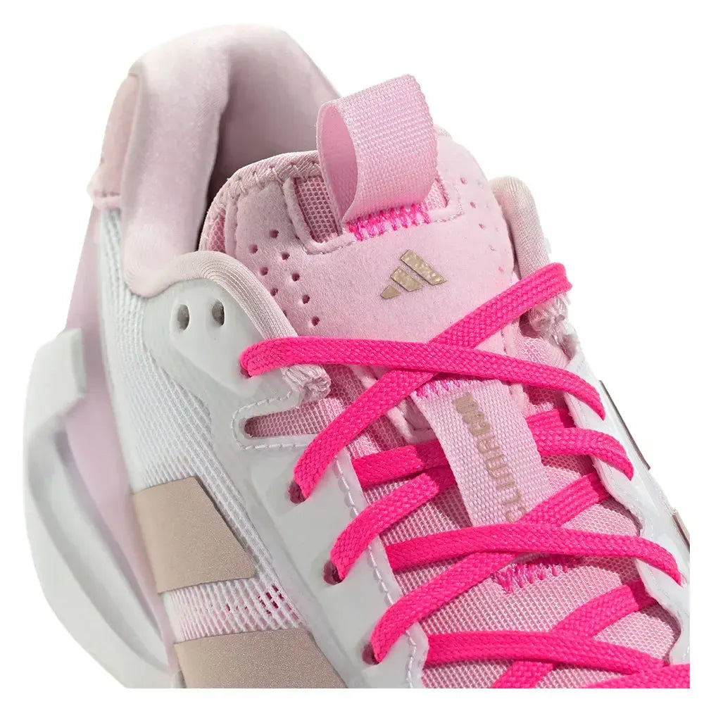 Women's adizero Ubersonic 5 Tennis Shoes Footwear White and Ash Pearl