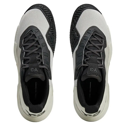 Men's Y-3 Barricade 13 Tennis Shoes Orbit Grey and Black