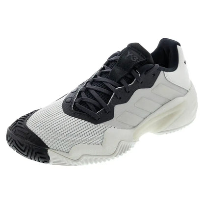 Men's Y-3 Barricade 13 Tennis Shoes Orbit Grey and Black-Footwear-Adidas-JP7720-H25copy-Tennis Express