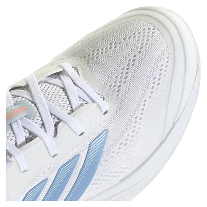 Women's Avacourt 3 Tennis Shoes Core White and Halo Blue