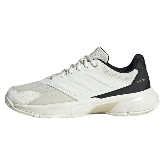 Women's CourtJam Control 3 Tennis Shoes Off White and Champagne Metallic