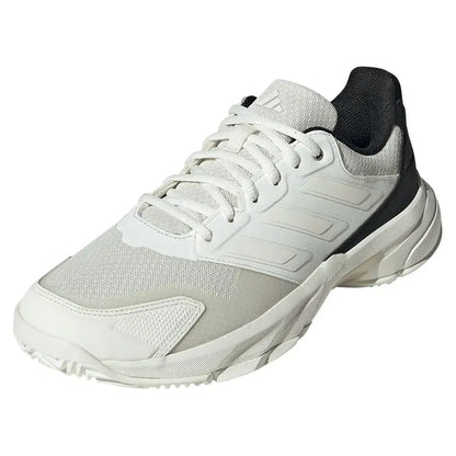 Women's CourtJam Control 3 Tennis Shoes Off White and Champagne Metallic-Footwear-Adidas-JP9740-F25-y-Tennis Express