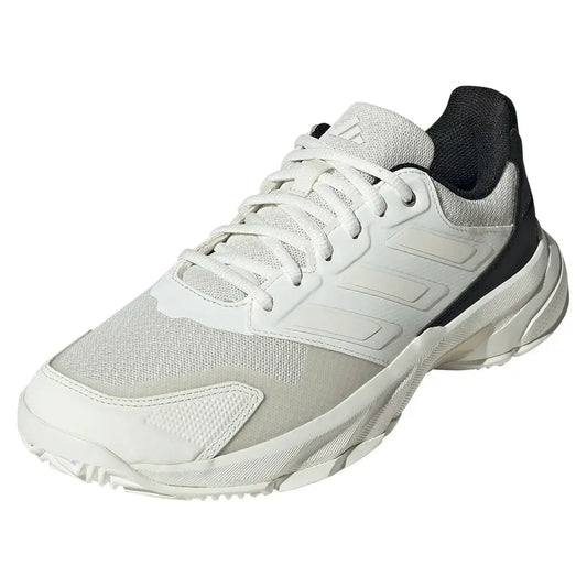 Women's CourtJam Control 3 Tennis Shoes Off White and Champagne Metallic-Footwear-Adidas-JP9740-F25-y-Tennis Express