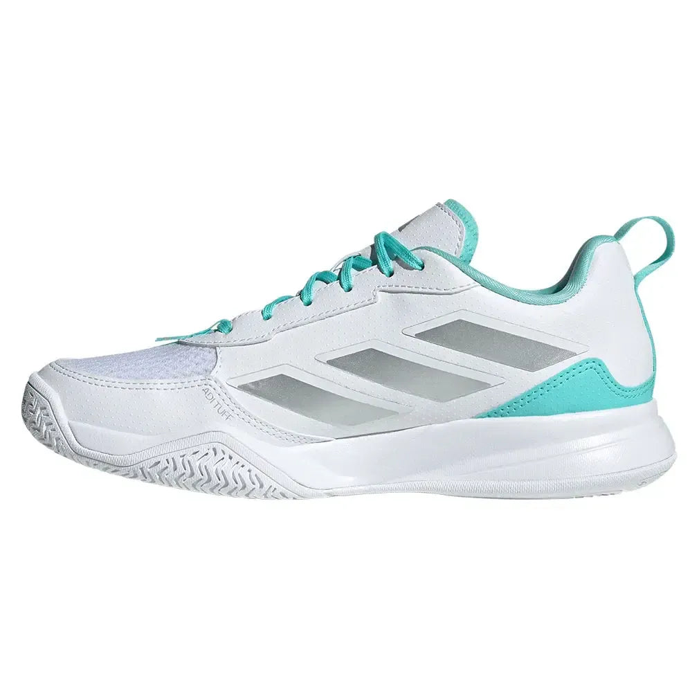 Women's AvaFlash Tennis Shoes Footwear White and Flash Aqua
