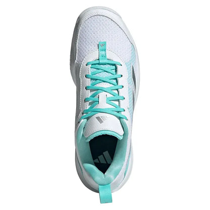 Women's AvaFlash Tennis Shoes Footwear White and Flash Aqua
