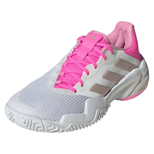 Women's Barricade 13 Tennis Shoes Footwear White and Ash Pearl-Footwear-Adidas-JP9842-F25-Y-Tennis Express