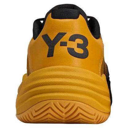 Women's Y-3 Barricade 13 Tennis Shoes Collegiate Gold and Black