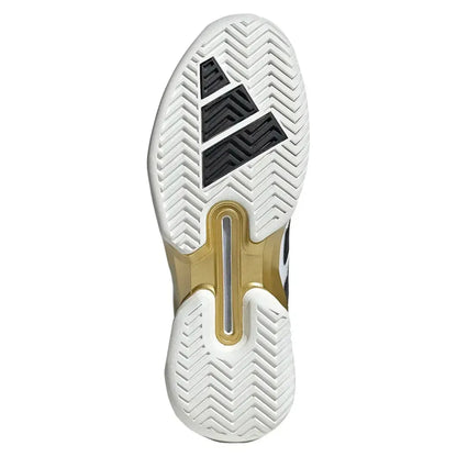 Men's adizero Ubersonic 5 Tennis Shoes Footwear White and Aurora Plum