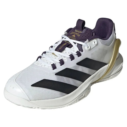 Men's adizero Cybersonic 2 Tennis Shoes Footwear White and Core Black-Footwear-Adidas-JQ5382-F25-y-Tennis Express