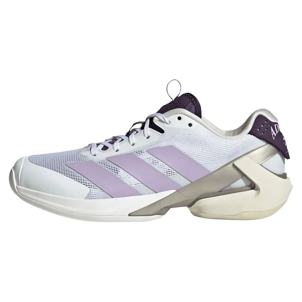 Women's adizero Ubersonic 5 Tennis Shoes Footwear White and Powder Plum