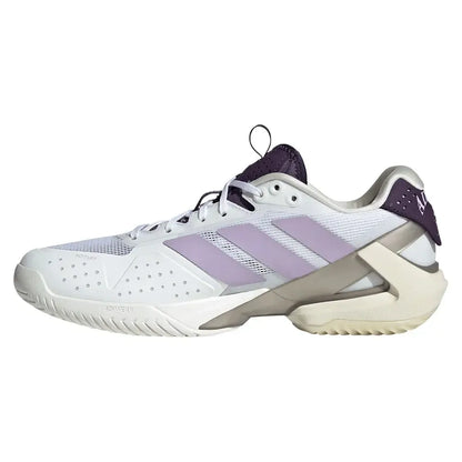 Women's adizero Ubersonic 5 Tennis Shoes Footwear White and Powder Plum