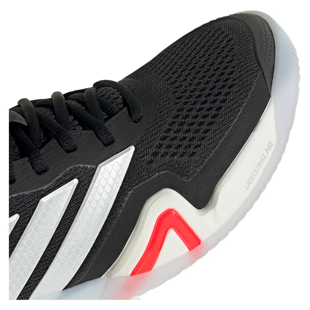 Men's Barricade 14 Tennis Shoes Core Black and Zero Metallic