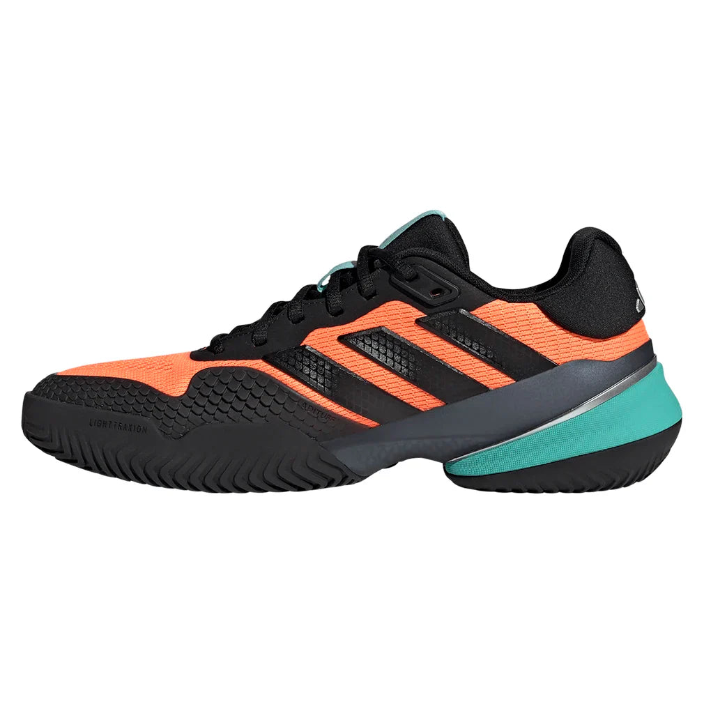 Men's Barricade 14 Tennis Shoes Flash Aqua and Core Black