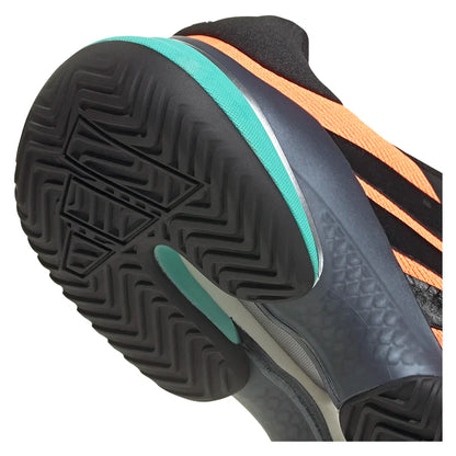 Men's Barricade 14 Tennis Shoes Flash Aqua and Core Black
