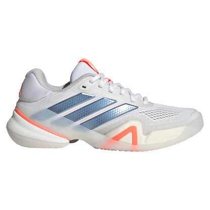 Women's Barricade 14 Tennis Shoes Core White and Halo Blue