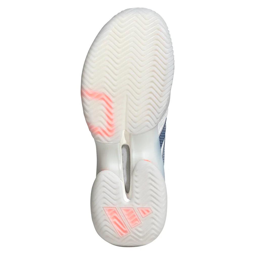 Women's Barricade 14 Tennis Shoes Core White and Halo Blue