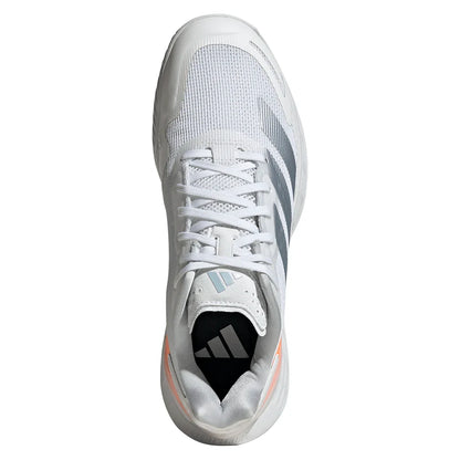 Women's Defiant Speed 2 Tennis Shoes Core White and Halo Blue