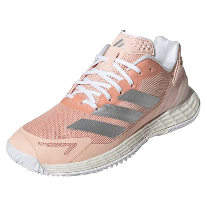 Women's Defiant Speed 2 Tennis Shoes Blush Pink and Silver Metallic-Footwear-Adidas-JR1786_0_b477ef7d-12b5-4432-9d37-aa95f153a480-Tennis Express