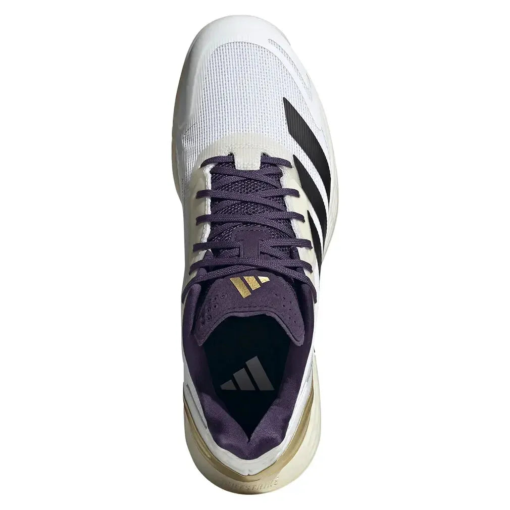 Men's Defiant Speed 2 Tennis Shoes Footwear White and Aurora Plum