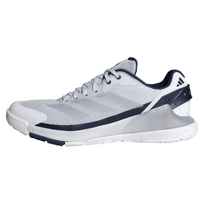 Men's Crazyquick LS Padel Shoes Core White and Dark Blue