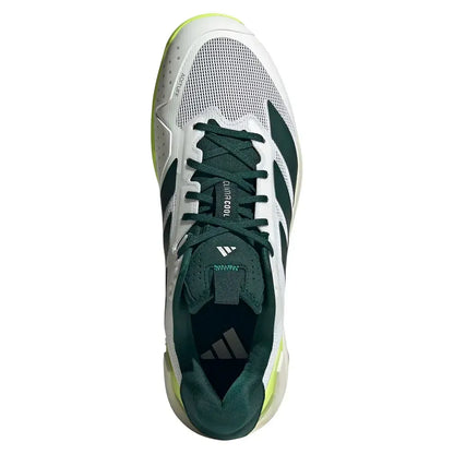 Men's adizero Ubersonic 5 Tennis Shoes Footwear White and Aurora Ivy