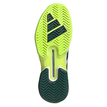 Men's adizero Ubersonic 5 Tennis Shoes Footwear White and Aurora Ivy