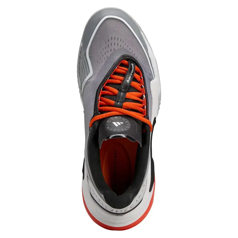 Women's Stella McCartney Barricade Tennis Shoes Footwear White and Charcoal