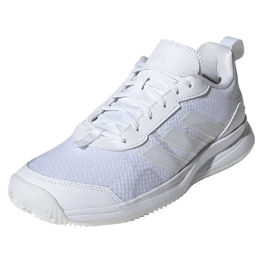 Women's AvaFlash Tennis Shoes White-Footwear-Adidas-JR4512-S26-Tennis Express