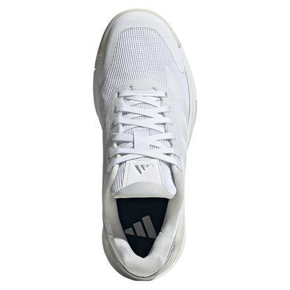 Women's Crazyquick LS Padel Shoes Core White and Zero Metallic