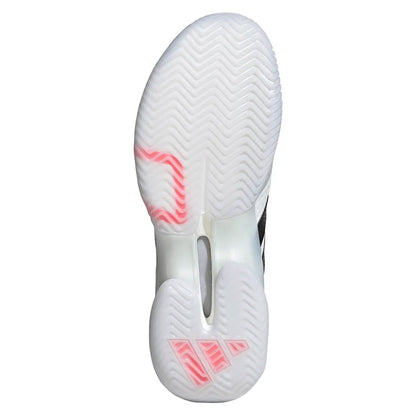 Men's Barricade 14 Tennis Shoes Core White and Black and Lucid Red