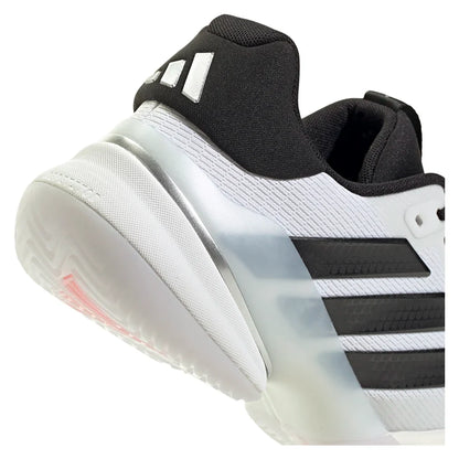 Men's Barricade 14 Tennis Shoes Core White and Black and Lucid Red