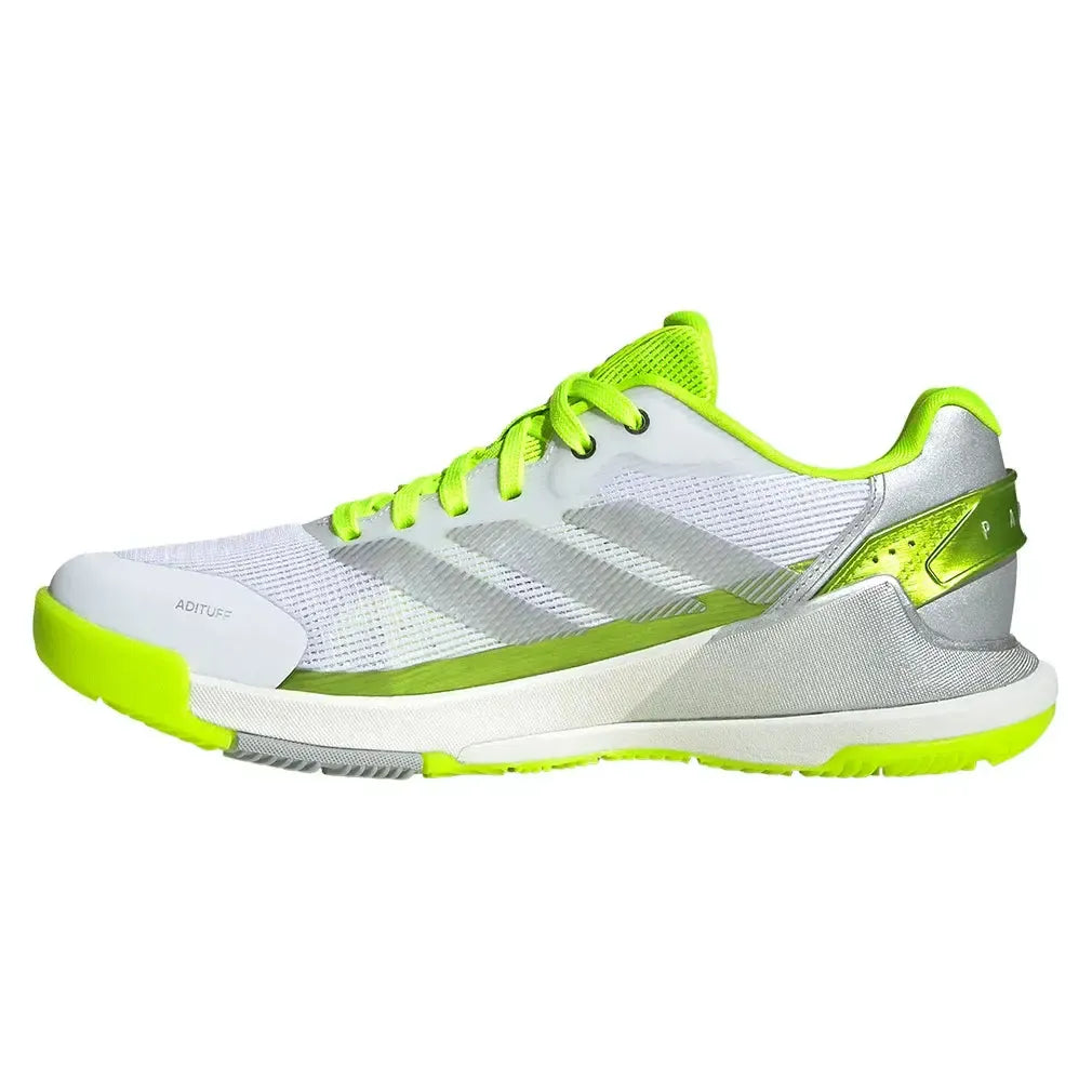 Women's Crazyquick LS Padel Shoes Lucid Lemon and Silver Metallic