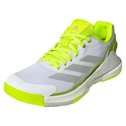 Women's Crazyquick LS Padel Shoes Lucid Lemon and Silver Metallic-Footwear-Adidas-JR9325-F25-y-Tennis Express