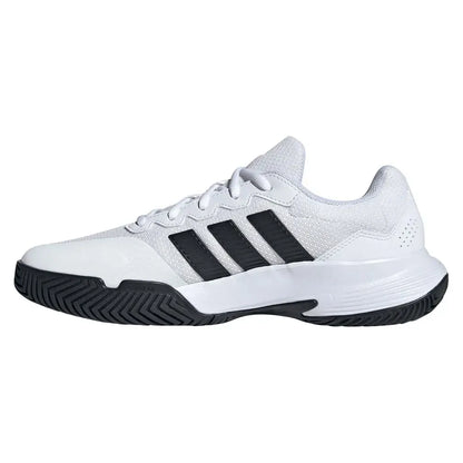 Juniors' GameCourt 2 Tennis Shoes White and Core Black