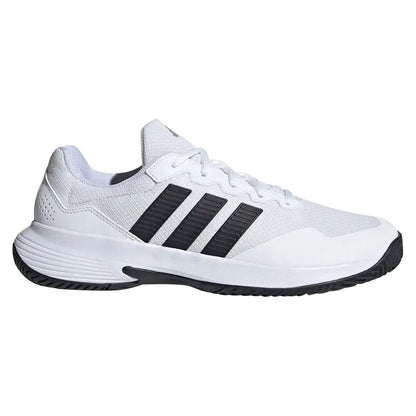 Juniors' GameCourt 2 Tennis Shoes White and Core Black