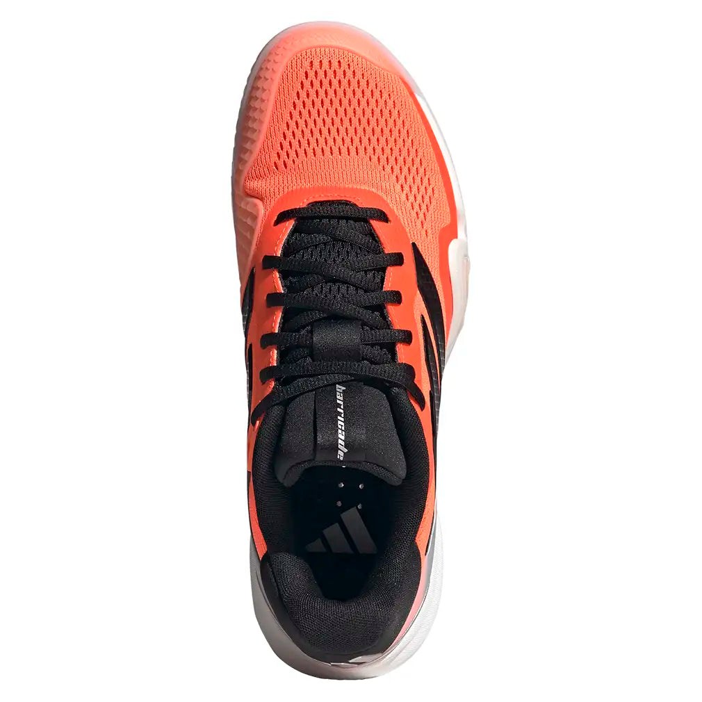 Men's Barricade 14 Tennis Shoes Lucid Orange and Core Black