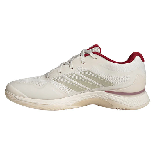 Women's Avacourt 3 Tennis Shoes Chalk White and Ice Gold Metallic