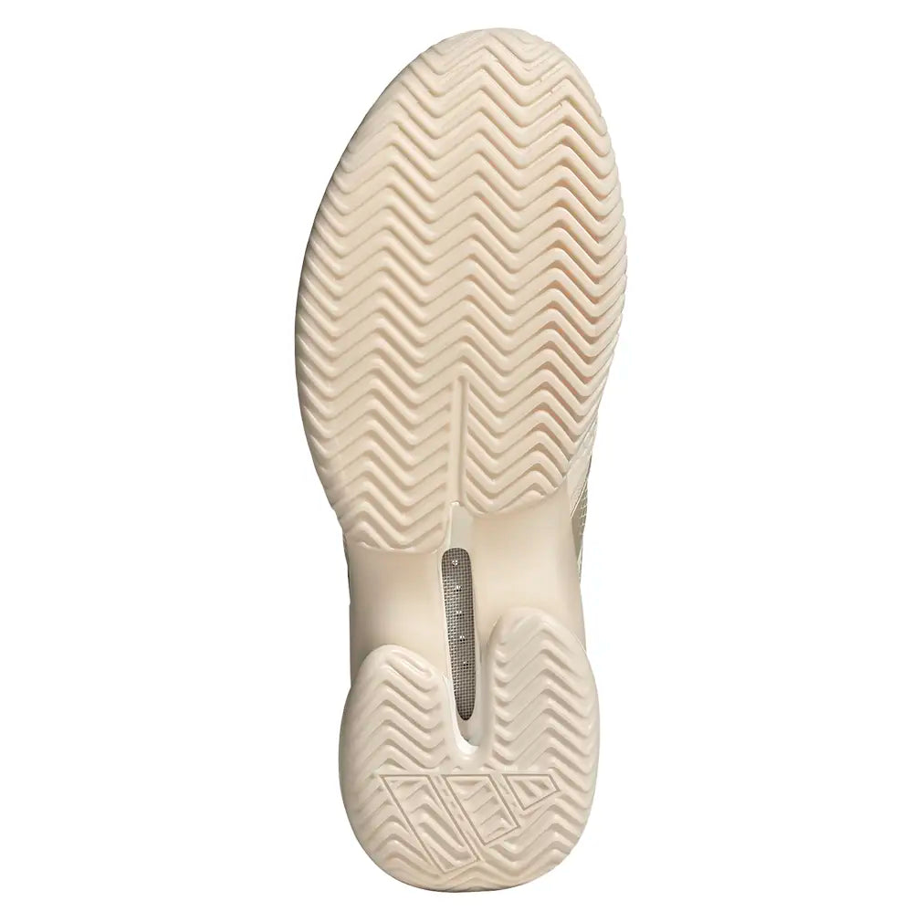 Men's Barricade 14 Tennis Shoes Chalk White and Ice Gold Metallic