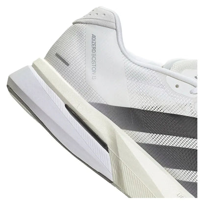 Men's Adizero Boston 13 Running Shoes Footwear White and Core Black
